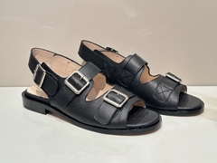 Sandalia Hebillas negro - comprar online