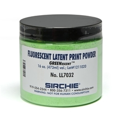 POLVO ESTANDAR FLUORESCENTE GREENesent™ - SIRCHIE ® en internet