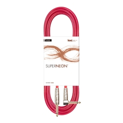 KWC SUPERNEON CABLE DE INSTRUMENTOS ANGULAR-RECTO (DORADOS) CRISTAL ROJO